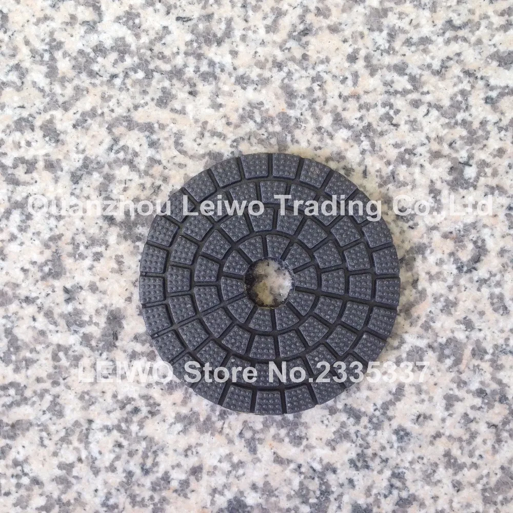 Black Polishing Buff 4 inch (100 mm) Buffing Pad for Dark Color Granite