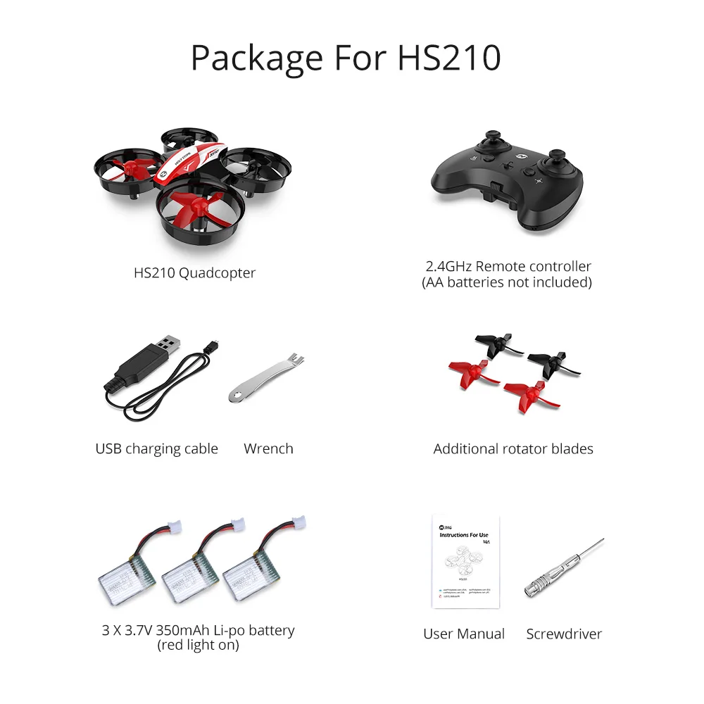 Holy Stone HS210 Mini RC Drone Toy Headless Drones Mini RC Quadrocopter Quadcopter Dron One Key Land Auto Hovering Helicopter - Цвет: Mini Drone RD