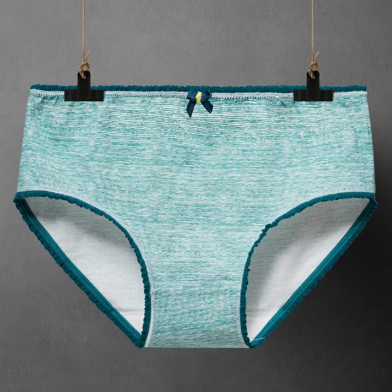 4PCS Random Summer Girls Panties Cotton Briefs Mango Print Girls Underwear Low Waist Panty