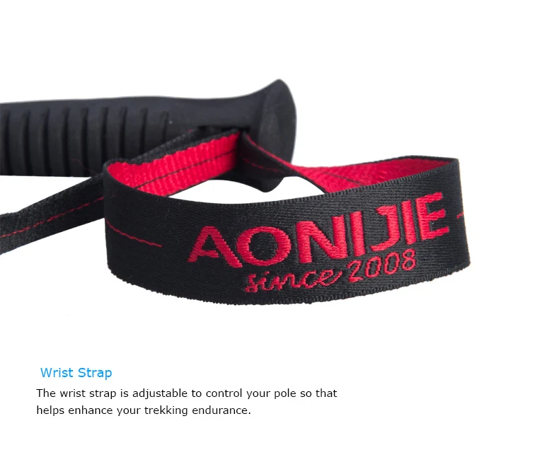 Liga de Alumínio Pces Aonijie Tri-fold Dobrável Ultraleve Bloqueio Rápido Pólos Trekking Caminhadas Pólo Andando Correndo Vara 2 E4093 17 High Quality Esporte e Lazer