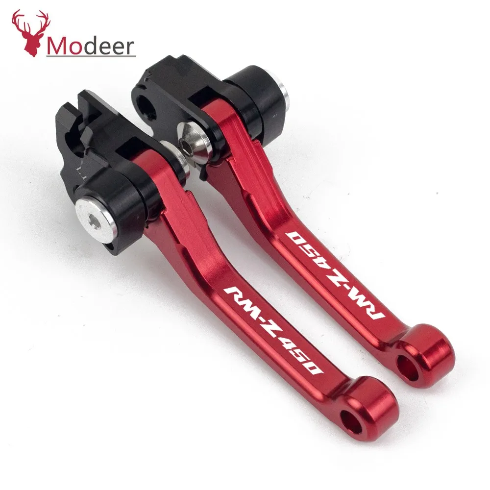 Dirt Bike Motocross handlebar Levers Motorcycle CNC Pivot Brake Clutch Lever For Suzuki RMZ450 RM-Z RMZ 450 2005-2017 2018 2019 (8)_Jc