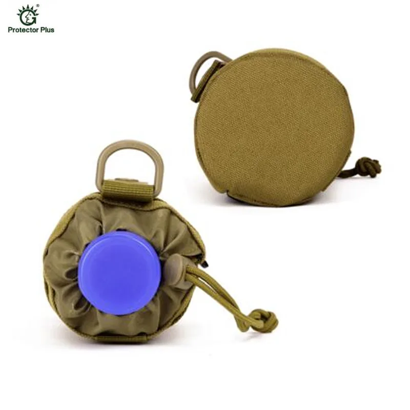 MOLLE System Single Water Bottle Climbing Bags Kettle Pouch Army Durable Men Travel Tactical Water Bag for Hiking Trekking