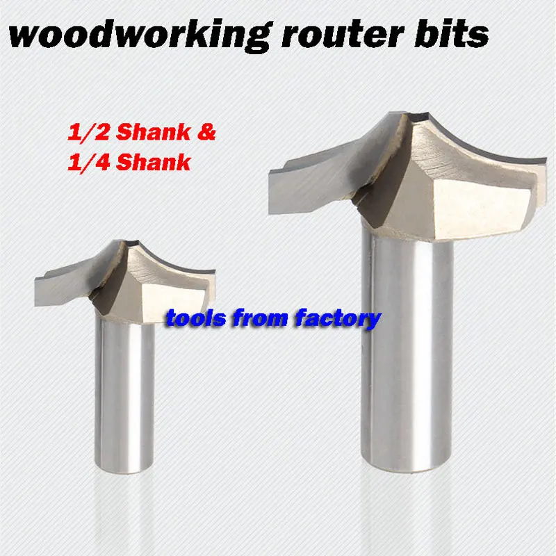 

1pc 1/2*1 woodworking cutter CNC engraving tools cutting the wood router bits