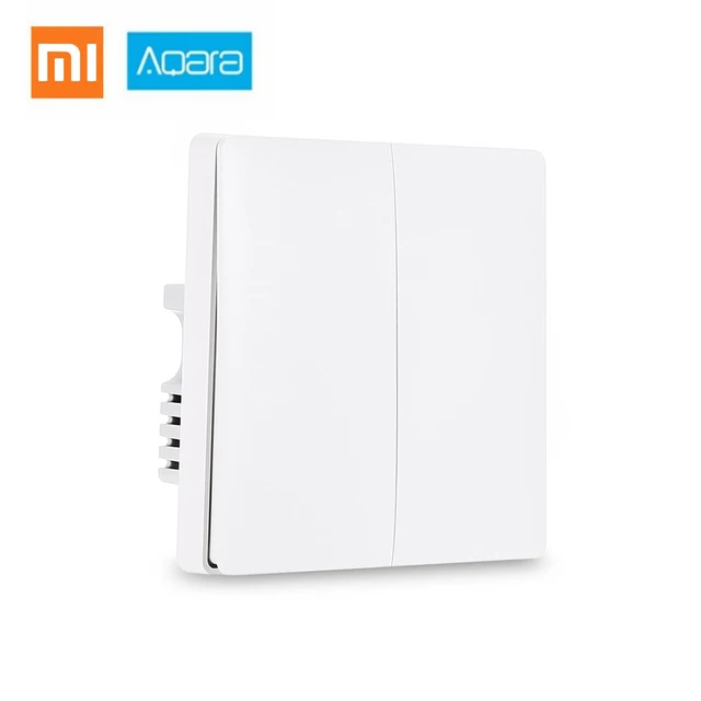 Xiaomi Aqara Mijia Умный дом свет управление один огонь провода ZigBee беспроводной ключ настенный выключатель через Смартфон APP Remote