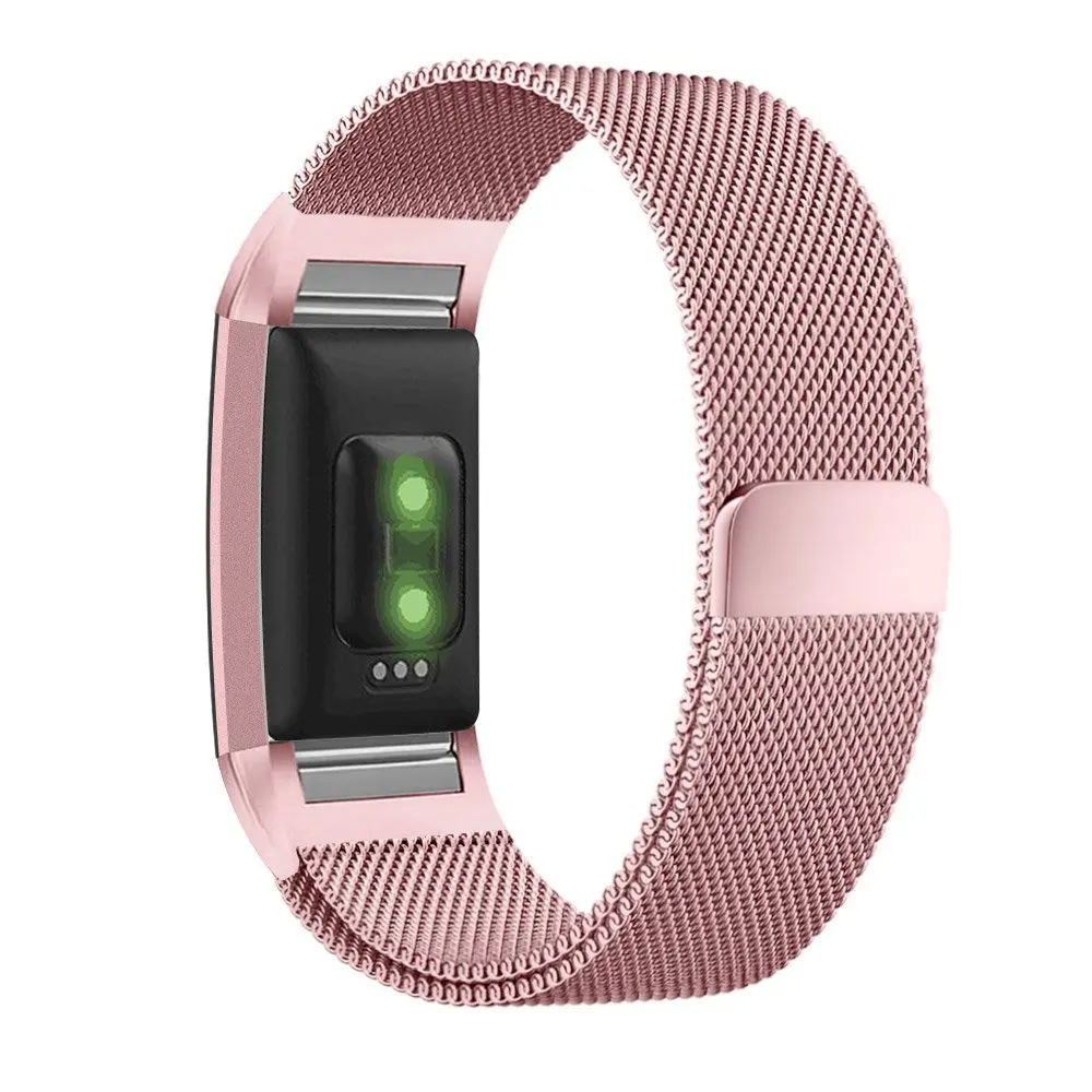 

Wholesale Stainless Milanese Loop For fitbit charge 2 bands rose gold Black fitbit replacement bands for the charge 2