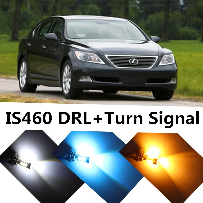 

Free shipping For lexus ls460 2007~2012 accessories Daytime Running Light & Front Turn Signals all in one Warning Xenon lamp