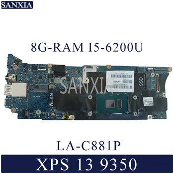شراءKEFU LA-C881P اللوحة الأم للكمبيوتر المحمول ديل XPS 13 9350 اللوحة الرئيسية الأصلية 8G-RAM I5-6200U