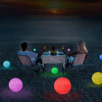 

'The Best' Moon Lamp 3D Printing Led Night Light Moonlight USB Rechargeable For Home Decoration 889