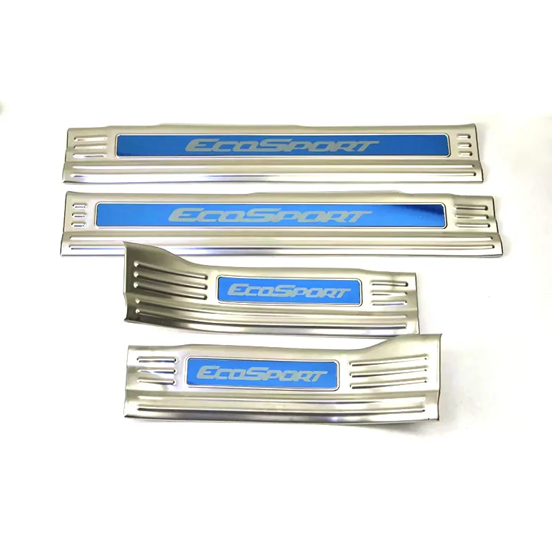 high quality stainless steel car Internal external Scuff Plate/Door Sill Door Sill for Ford Ecosport Car Styling