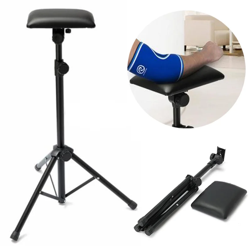 1pc Portable Tattoo Arm Leg Rest Black Adjustable Tattoo Tripod Stand For Home Tattoo Accessories