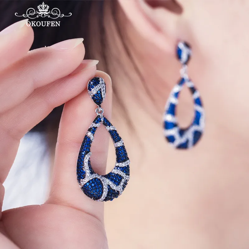Fabulous Long Earrings With Rhinestone Zircon Women Jewelry Drop Bohemia Cuff Nails Pageant Wedding Accessories High End Fabulous Long Earrings With Rhinestone Zircon Women Jewelry Drop Bohemia Cuff Nails Pageant Wedding Accessories High End