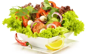 

Living Room Decor Unframed Wall Art Decoration Poster Food Photo Art Vegetable Salad Green Salad Canvas Paintings