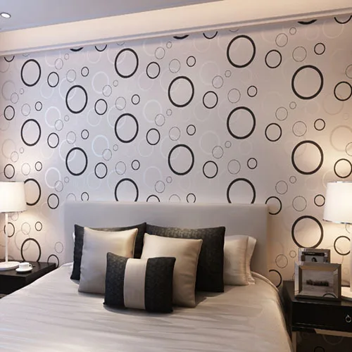 Vinyl Wallpaper Wall Circle For Kids Room Bedroom Tv Vinyl Wallpaper Wall Circle For Kids Room Bedroom Tv Backsplash Black White
