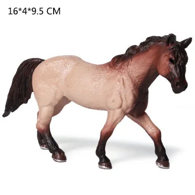 23 Type Optional Horse Model Hand Painted Action Figures Wild Steed Figurines PVC High Quality Educational Toys for Kids Gift - Цвет: M094