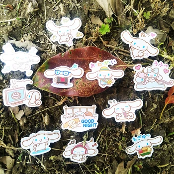 

20/40pcs Lovely Long Ears Rabbit Cartoon Movie DIY Diary Sticker School Stationery Children's Room Decoration
