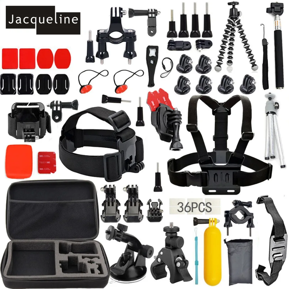 Jacqueline for Outdoor Sports Accessories Kit for Gopro HERO 5 3+ 4