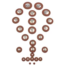 25 шт./лот саксофон Кожа колодки Замена для тенор оптом и в розницу саксофон аксессуары