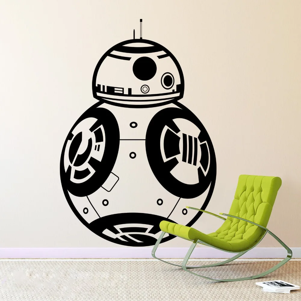 Creative Stickers STAR WARS BB8 Droid Robot Wall Sticker