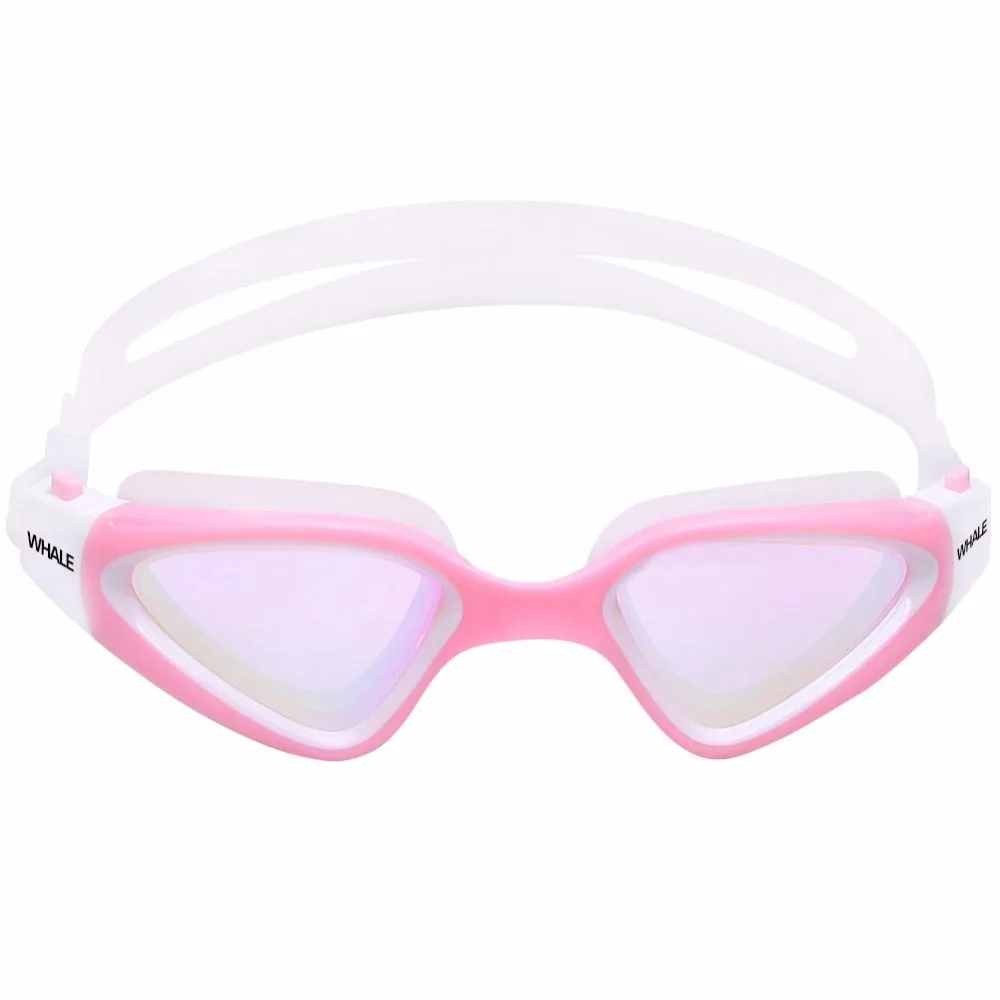 Кит профессиональные силиконовые плавательные очки взрослые Анти-туман гальванические Регулируемые очки для плавания очки для взрослых