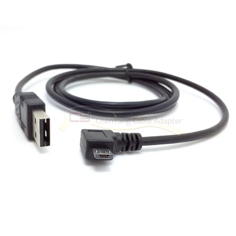 1 5 м влево/вправо под углом 90 градусов Micro USB Мужской к кабель для зарядки данных