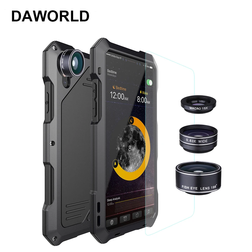 DAWORLD Metallic cellphone case for ipone6S 7S 8/plus/X