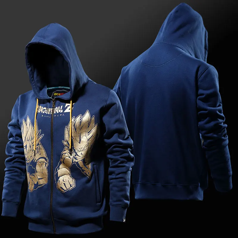 TEE7 Fashion Autumn Dragon Ball Z 100% Cotton Hoodies Vegeta Sweatshirt Mens Casual clothes 