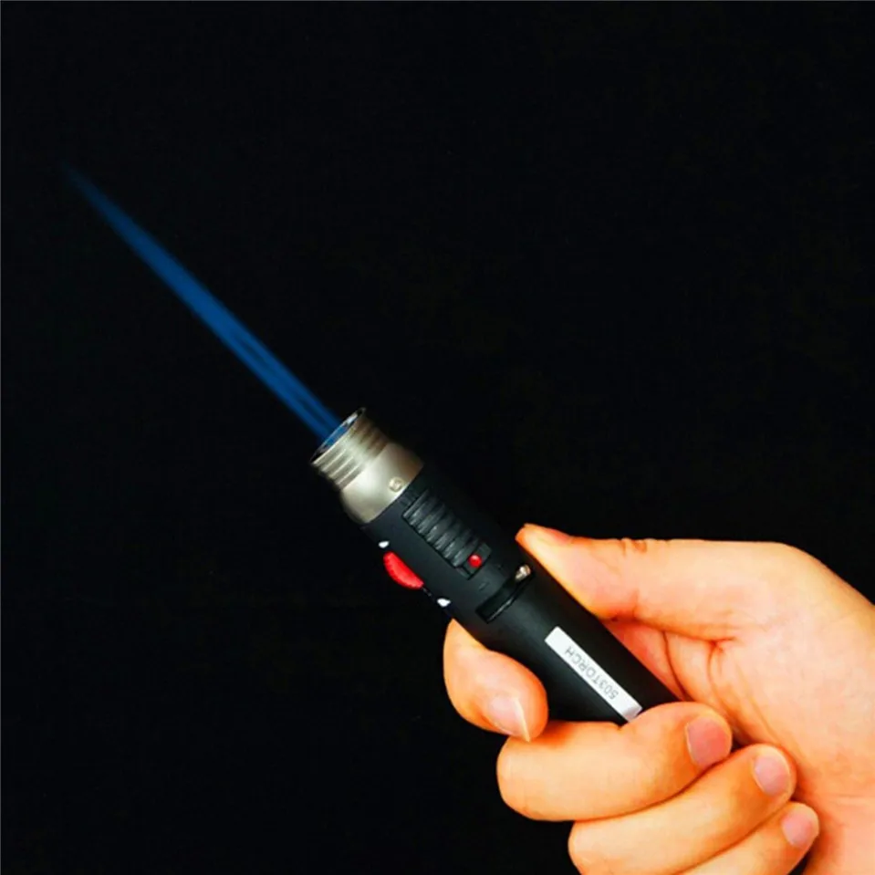 2018 Hot Sale outdoor Lighter 1300degree Torch Jet Flame Pencil Butane Gas Refillable Fuel Welding Soldering Pen free shipping 2018 Hot Sale outdoor Lighter 1300degree Torch Jet Flame Pencil Butane Gas Refillable Fuel Welding Soldering Pen free shipping