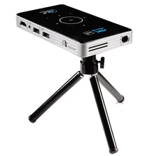 Mini projecteur Portable C6 4K DLP, Android 9.0, 2.4G, 5.8G, Wifi, Bluetooth, pour Home cinéma, Miracast, Airplay