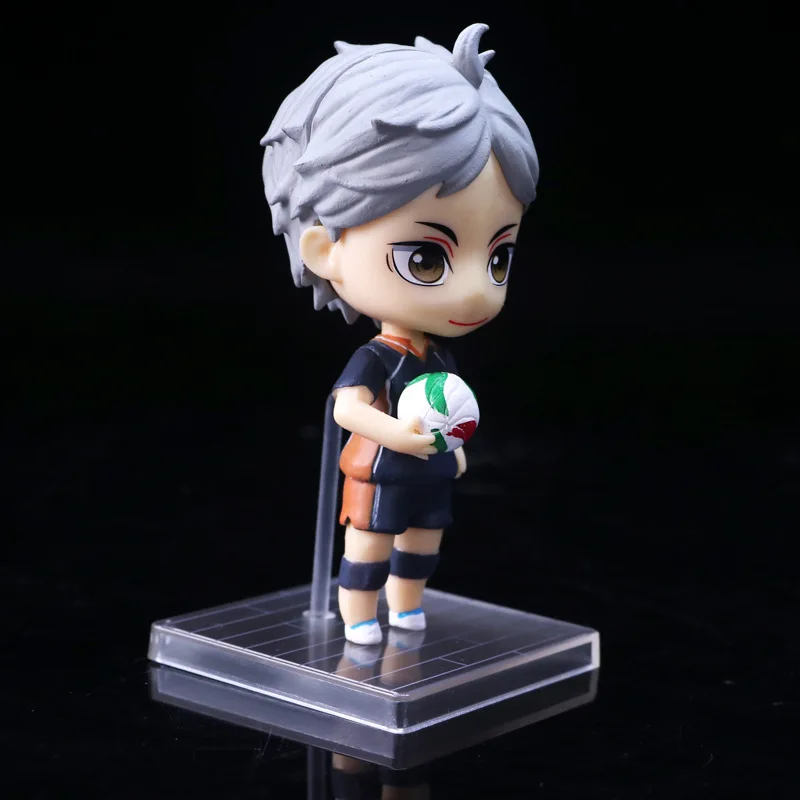 Haikyuu ПВХ фигурка модель игрушки~ Kageyama tobio, nishioya yuu, Hinata syouyou, Kenma kozume, Koushi sugawara, Tsukishima kei