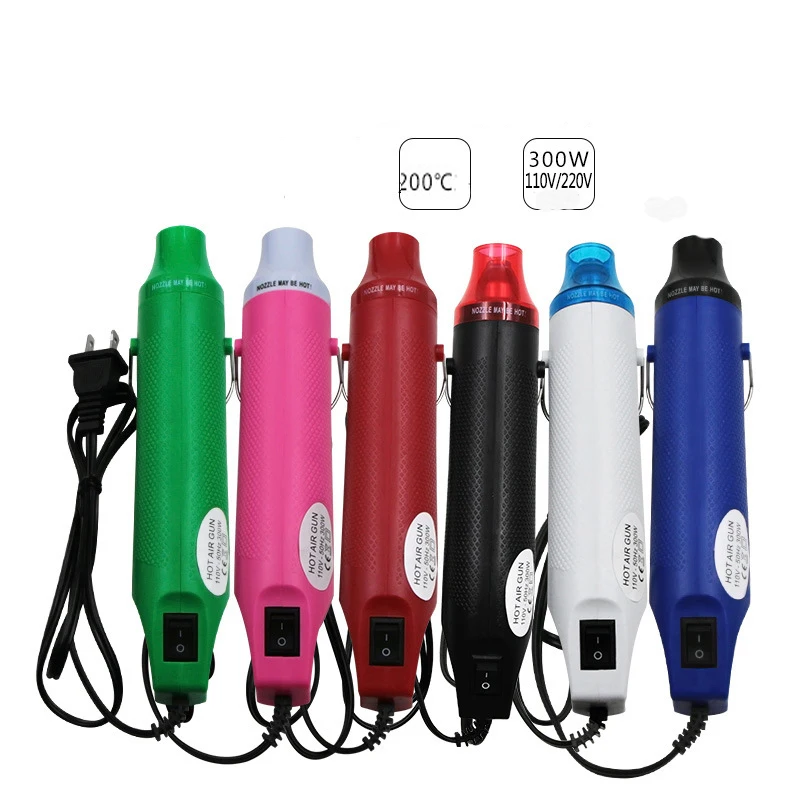 

Multifunction hot air gun soft ceramic motor blower for DIY rubber stamp convex powder heat shrinkable sheet DIY embossed powder