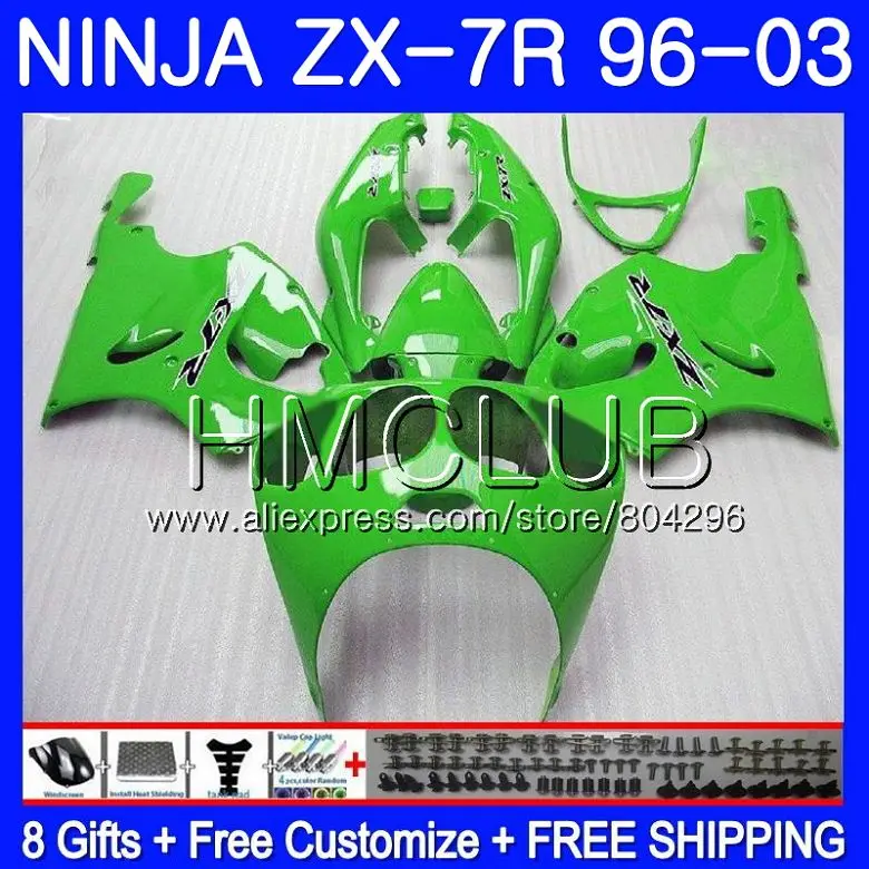 

Body For KAWASAKI NINJA ZX-7R ZX750 ZX 7R 00 01 02 03 11HM.22ZX 7 R ZX 750 ZX7R 1996 2000 2001 2002 2003 Fairings