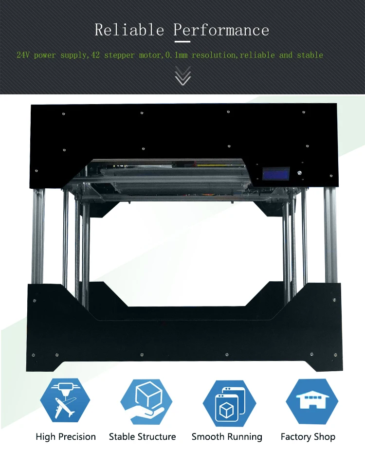 DMSCREATE DP7 DIY 3d принтер 500*500*500 мм большой размер печати обновлен экстремально Высокая точность с промышленной печатью