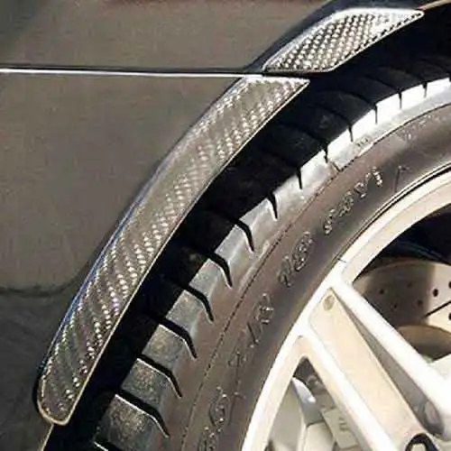 AMG стиль Реальные углеродного волокна колеса дуговое колесо отделка спойлер для BENZ W204 C-CLASS C200 C230 C280 C300 C250 C180 C350 08-2012 M075