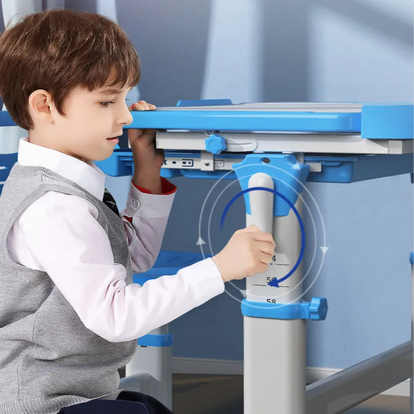 Height can be adjusted study table for kids table and chair kids furniture desk chair children table FREE SHIPPING