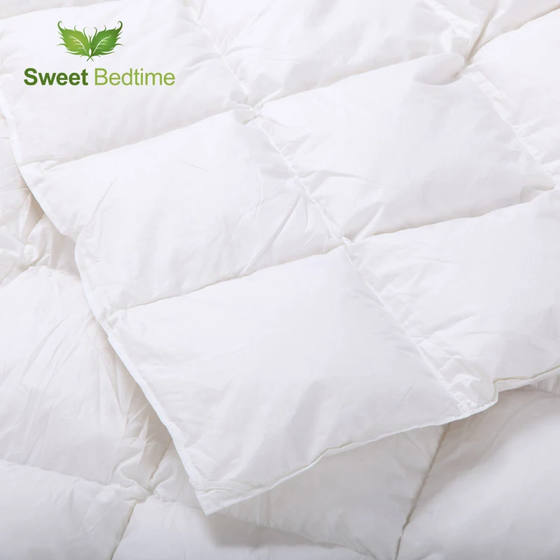 800 Fill Power Sateen White Goose Down Comforter Cores Queen King