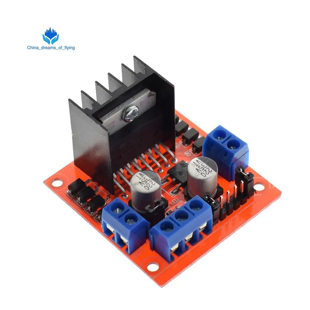 

TZT 10PCS New Dual H Bridge DC Stepper Motor Drive Controller Board Module L298N for Arduino smart car robot