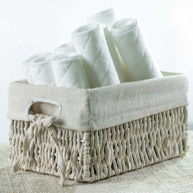 

New Reusable And Easy Use Soft And Breathable Baby Modern Cloth Diaper Nappy Liners Inserts 3 Layers Diaper 1pcs 32*12cm