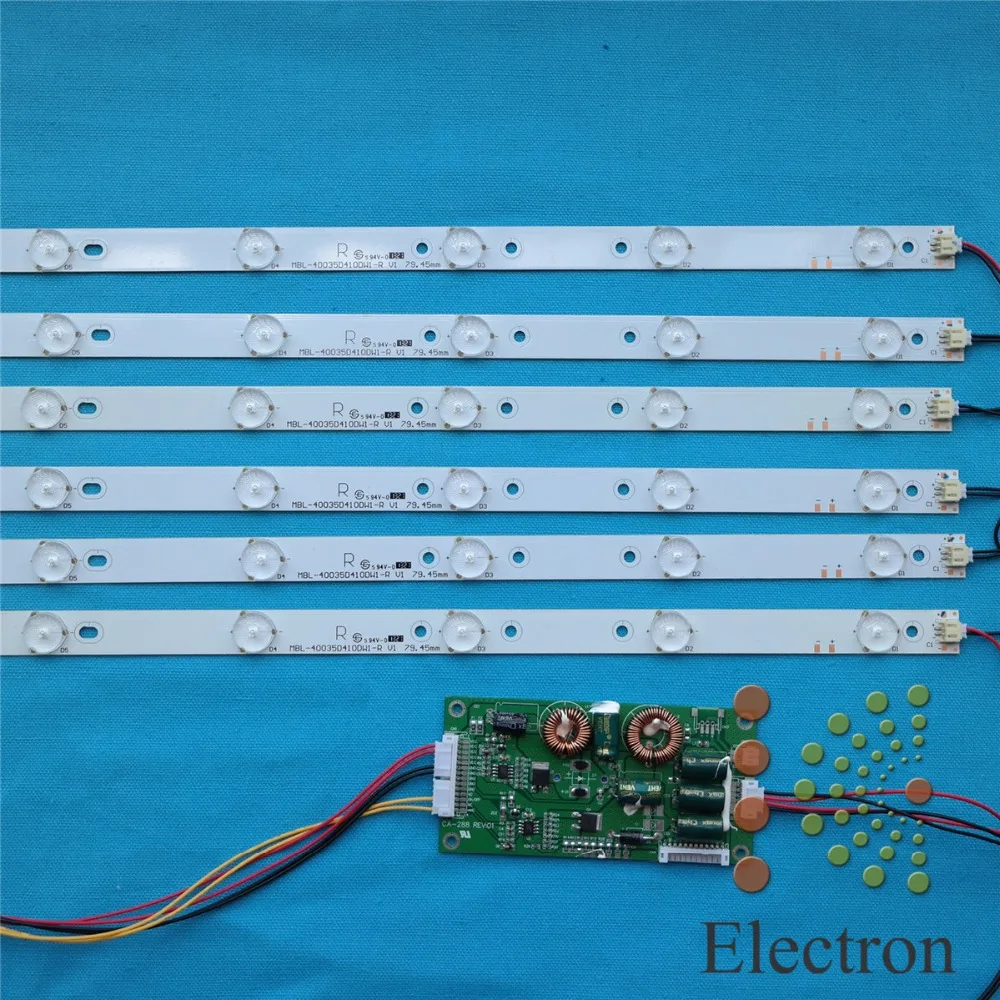 775 мм* 17 мм 10 светодиодный s светодиодный подсветка лампы светодиодный с инвертором для ТВ монитор панель и рекламный щит