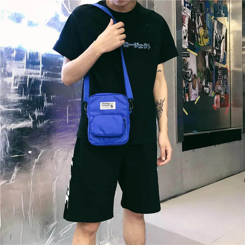 Menghuo Brand New Fashion Women Handbag Panelled Shoulder Bag Leisure Nylon Men Messenger Bag Female Crossbody Bags for Boys BagIMG_6041