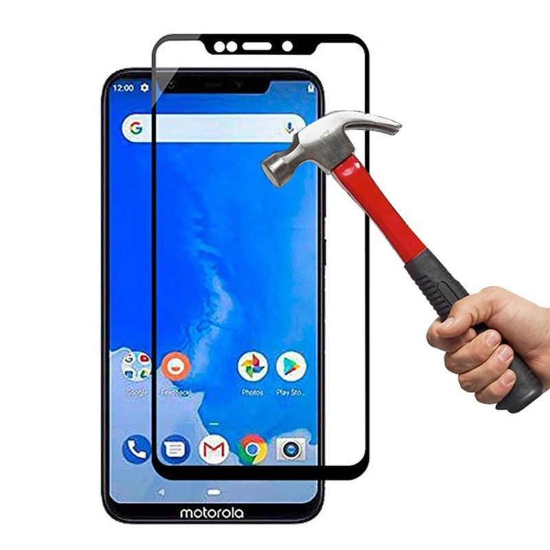 Закаленное стекло с полным покрытием для Motorola Moto P30 защитная пленка экрана |