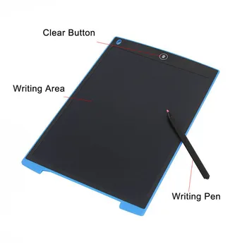 

Portable Writing Board 12 Inch LCD Digital Drawing Handwriting Pads Electronic Tablet Board For Home Office JR Deals