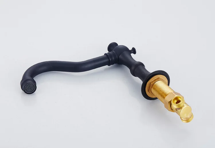 Black Bronze faucet body three basin faucet basin three sets 8Basin faucet