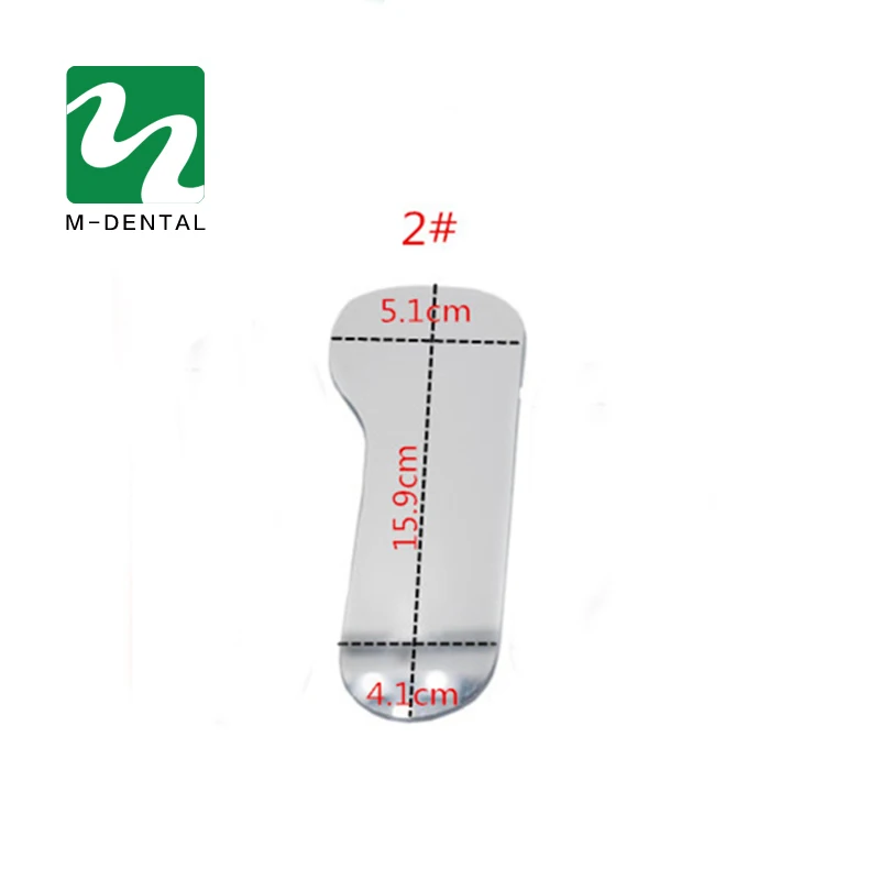 1 шт. Ортодонтическое Стоматологическое фотографическое стекло зеркало родий окклюс Двусторонняя - Цвет: model 2