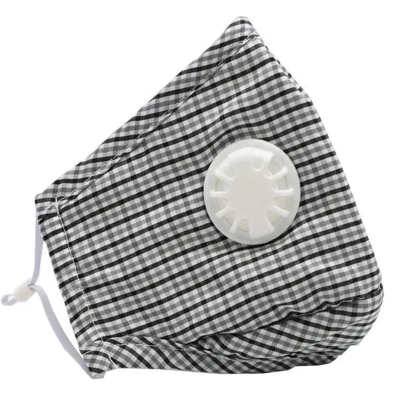 

100% Absorbent Cotton Dustproof Mask with Nose Filter PM 2.5 Smog Prevent Breathable and Comfortable T0532SPD