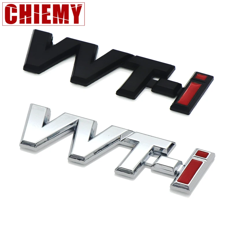 3D Metal VVTI VVT-I Emblem Badge Car Body Sticker For Car Styling Toyota Corolla 2008 Car Boot Fender Emblem Car Accessories