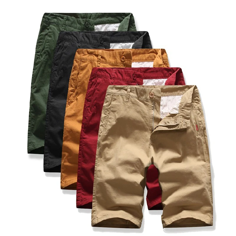 TANGNEST Men's Multi-pocket Pants Summer New Solid Tooling Shorts Male Thin Daily Casual Shorts Outdoor Pants Plus Size MKD1650