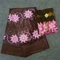2019 High Quality african bazin riche fabric for men&women 2019 latest africain guinea brocade fabric 7 yards for Clothing B267