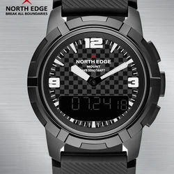 Men Watch NORTH EDGE Sport Smart Watches Compass Synchronous Dual display Waterproof Quartz Digital Clock Military Wristwatch Men Watch NORTH EDGE Sport Smart Watches Compass Synchronous Dual display Waterproof Quartz Digital Clock Military Wristwatch
