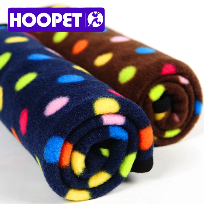 Dot Blanket Color Warm Poly Fleece Pet Dog Cat Sleep mat Thickcat