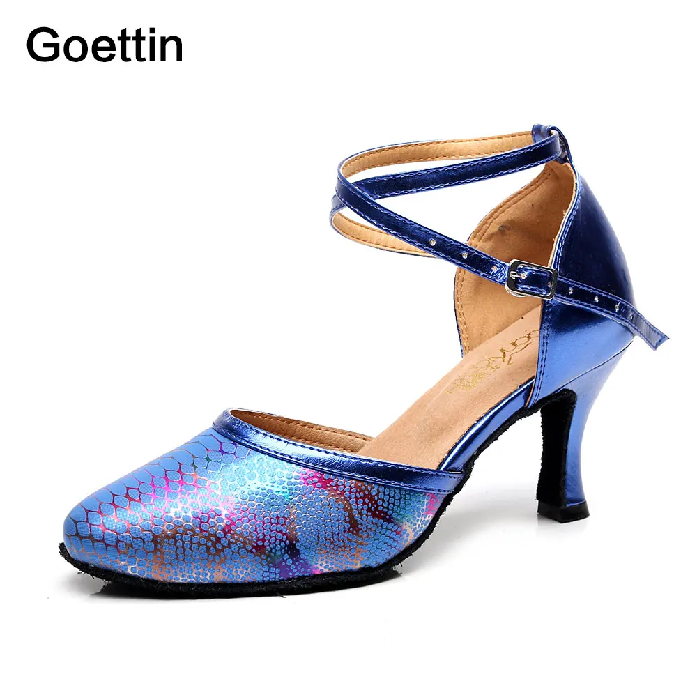 

Professional Hot Sale Latin Dance Shoes Women Girls Salsa Ballroom Shoes Zapatos De Baile Latino Mujer Goettin 7095